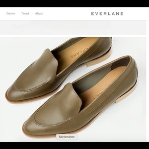 New Everlane the Modern Loafer in Olive size 8.5